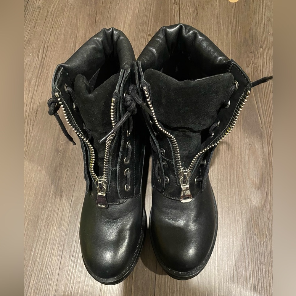 Aldo Black leather Boots